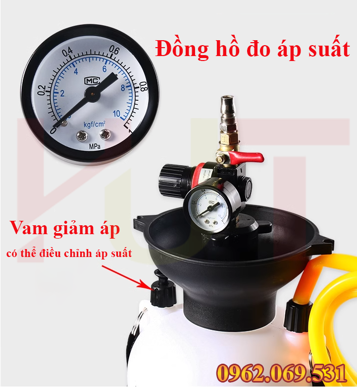 Đồng hồ đo áp suất bình bơm dầu cầu khí nén